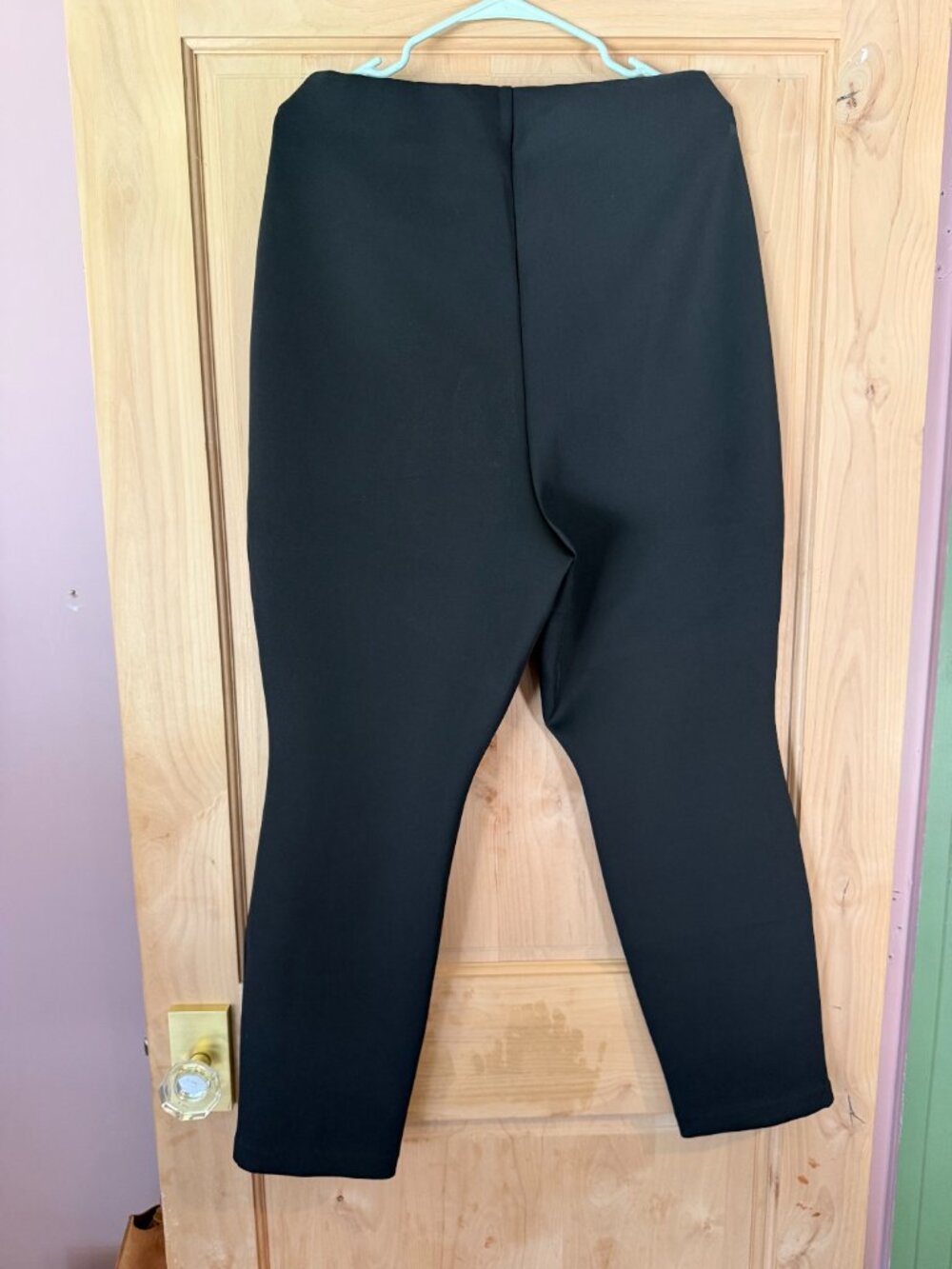 Good American Good Waist Flare Scuba Pants – Black – Size 2XL - Picture 4 of 4